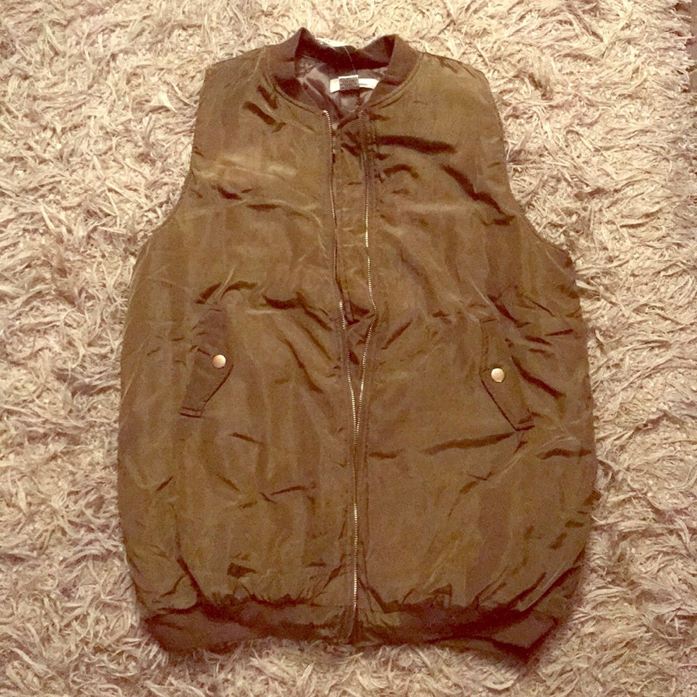 Quilted Olive vest